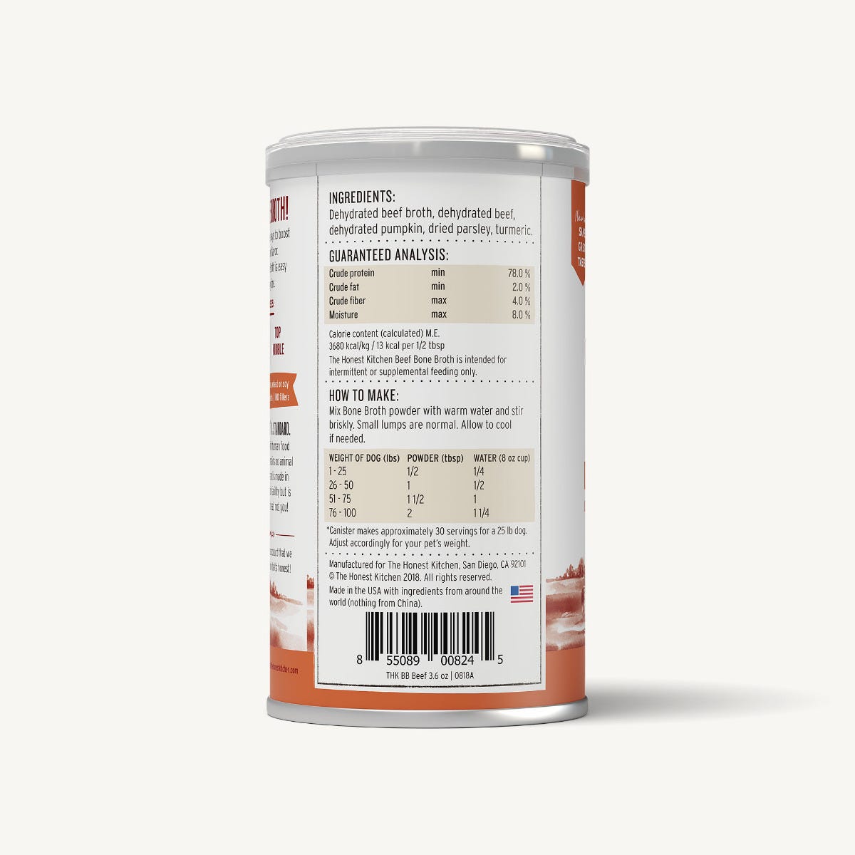 Honest Kitchen Beef Bone Broth