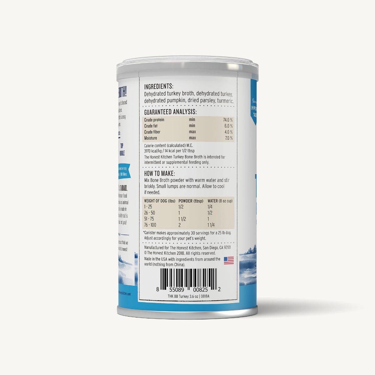 Honest Kitchen Turkey Bone Broth