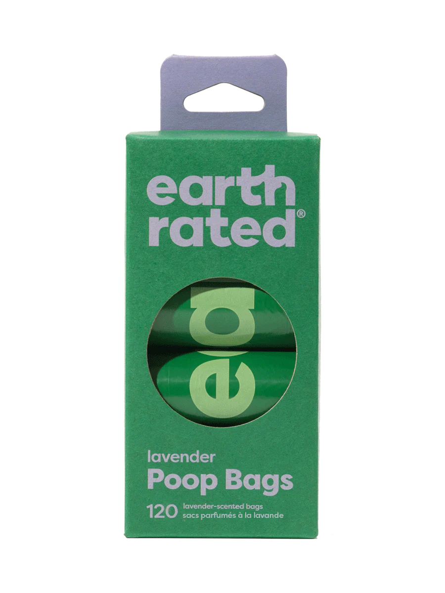 Earth Rated Poop Bags Refill Pack, Lavender-Scented, 120 Count