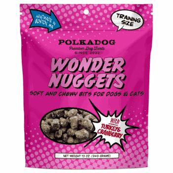 Polkadog Wonder Nuggets with Turkey & Cranberry Dog Treats, 12-oz (Size: 12-oz)
