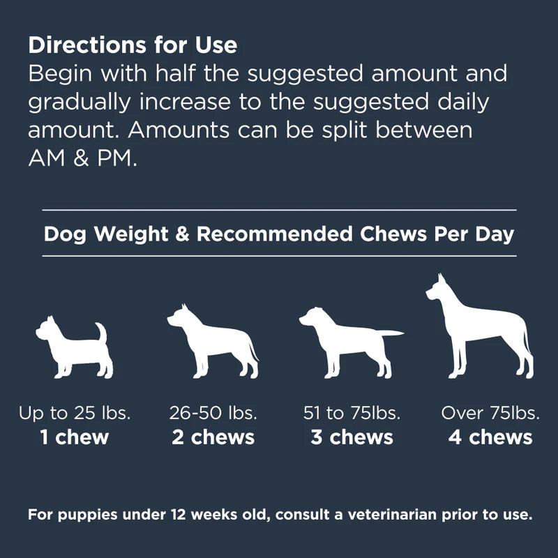 Nulo Calming Organic  Soft Chew Supplements For Dogs