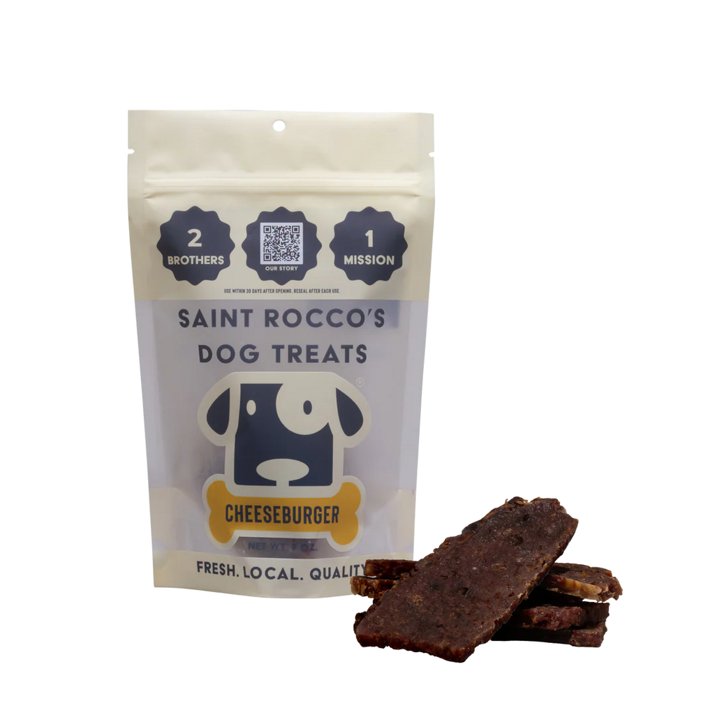 Saint Rocco's Dog Treats Cheeseburger 8oz