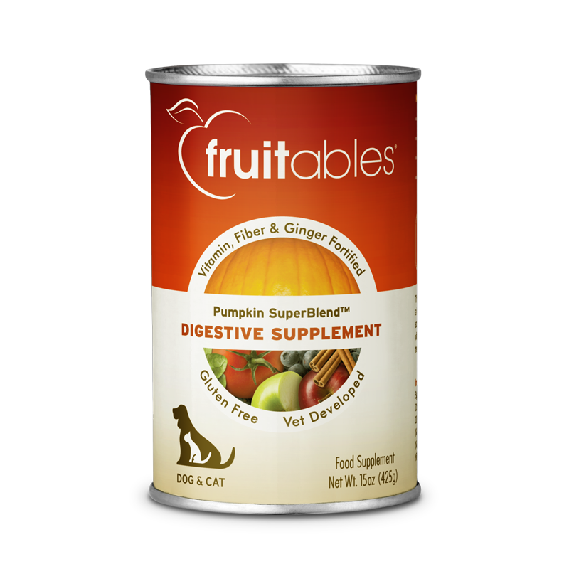 Fruitables Pumpkin and Ginger SuperBlend Digestive Dog & Cat Supplement