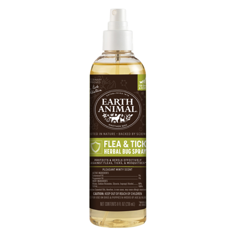 Earth Animal Natural Flea & Tick Herbal Bug Spray for Dogs & People
