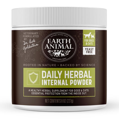 Earth Animal  Natural Flea & Tick Daily Internal Herbal Powder Supplement