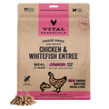 Vital Essential Micro Nib Chicken & Whitefish Freeze-Dried Crunchy Cat Food 12 oz