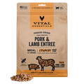 Vital Essential Micro Nib Pork & Lamb Freeze-Dried Crunchy Cat Food 12 oz