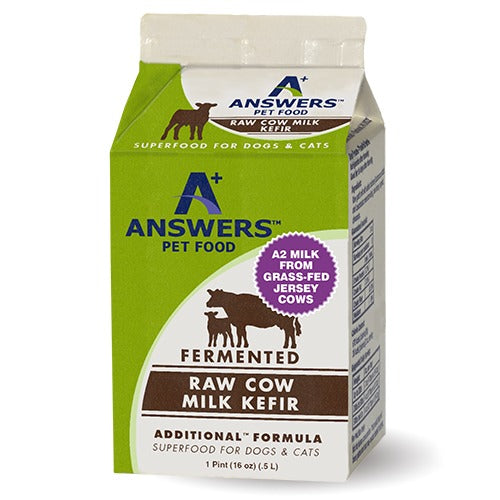 Answers Additional Fermented Raw Cow Milk Kefir for Cats & Dogs