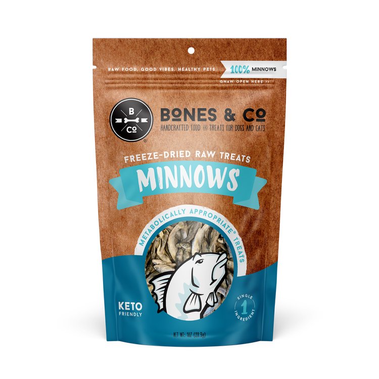 Bones & CO Freeze-Dried Raw Minnows