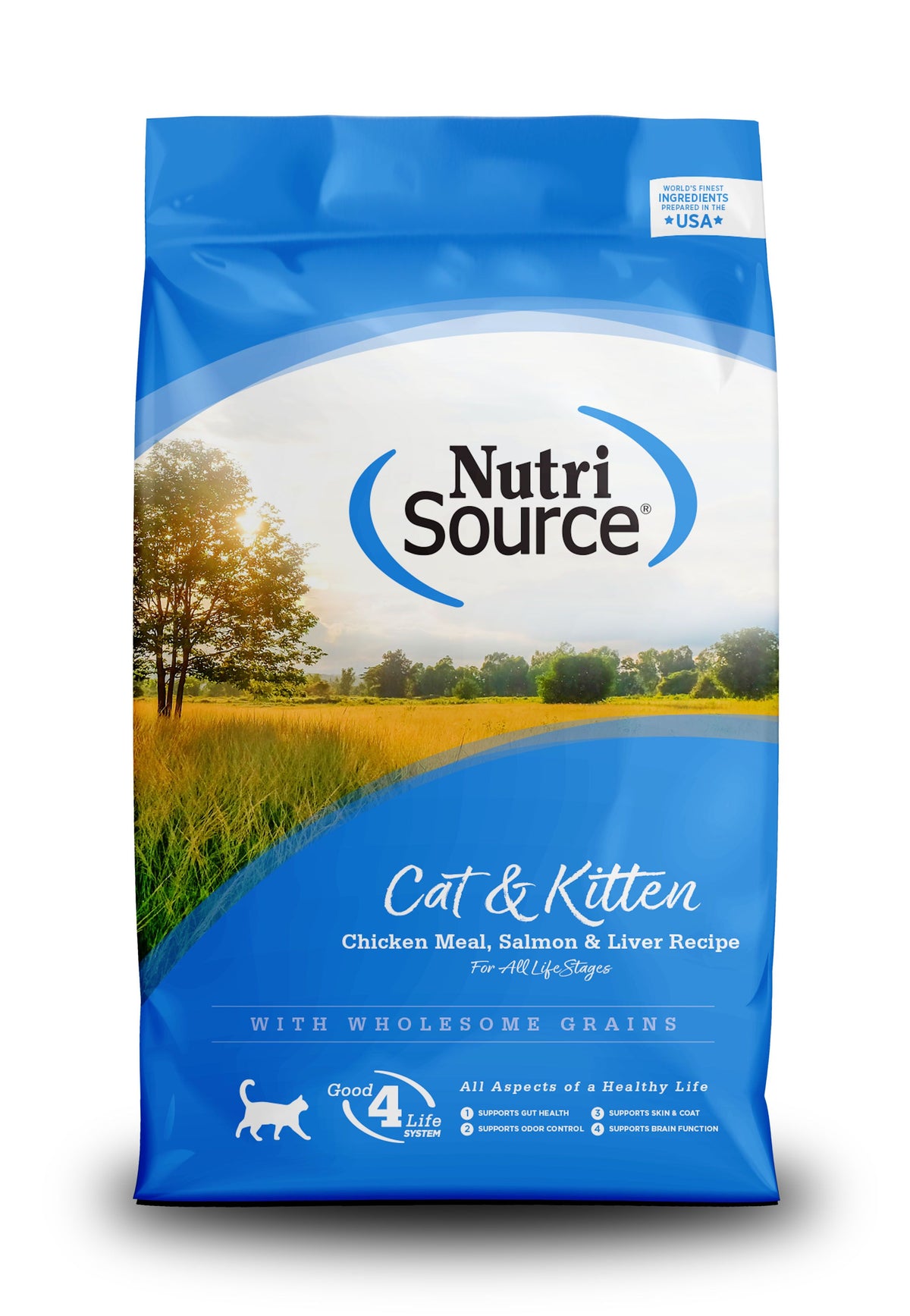 NutriSource Cat & Kitten Chicken Meal, Salmon & Liver Dry Cat Food