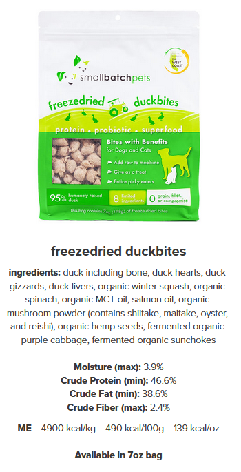 SmallBatch Freezedried Bites