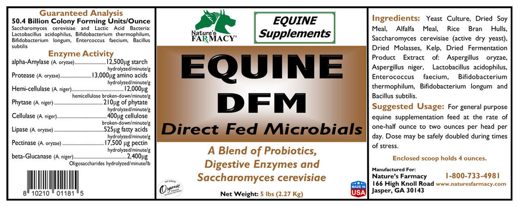 Nature's Farmacy Equine DFM (Direct Fed Microbial)