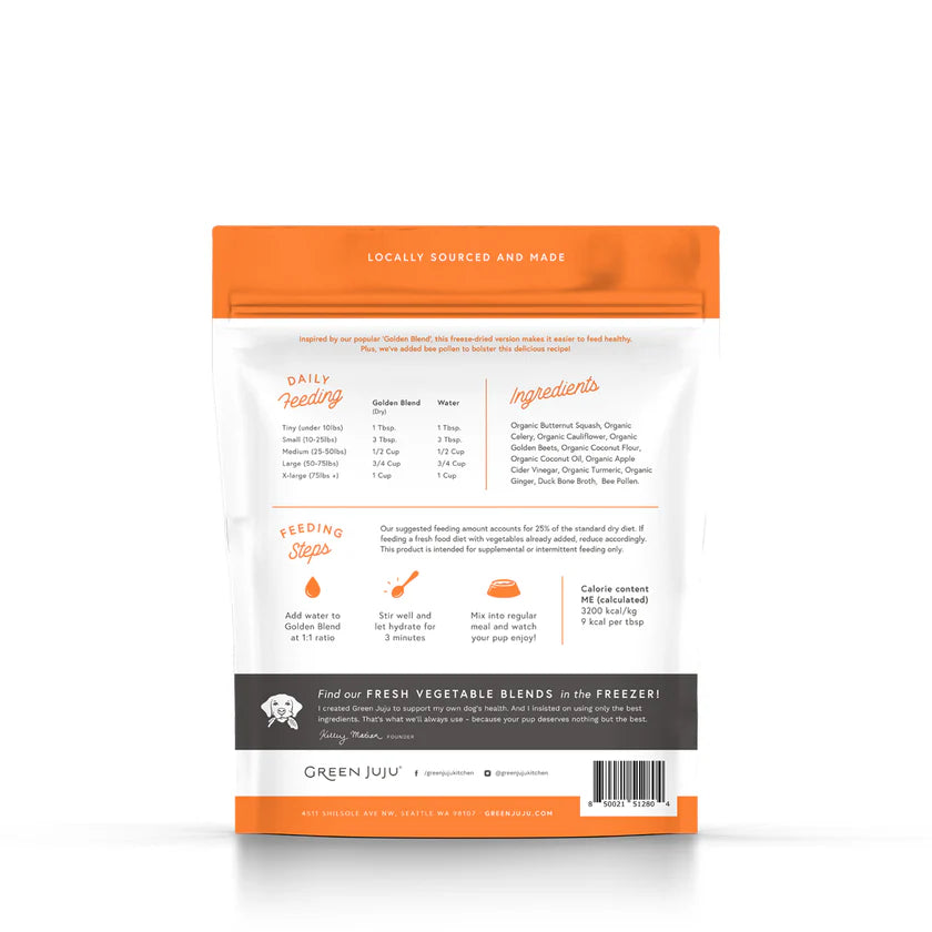 Green Juju Freeze-Dried Golden Blend with Bee Pollen