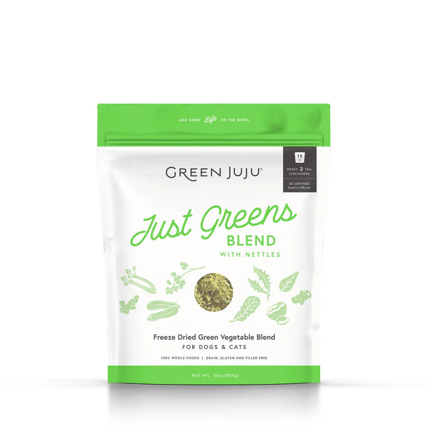 Green Juju Freeze-Dried Just Greens Blend with Nettles