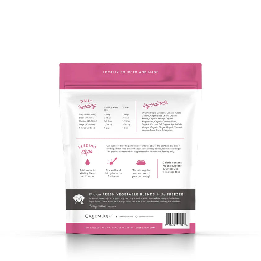 Green Juju Freeze-Dried Vitality Blend with Astragulas