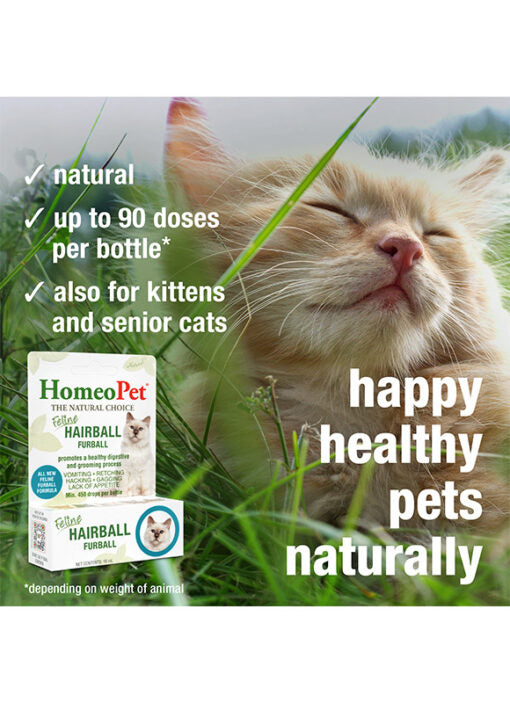 HomeoPet Feline Hairball Furball
