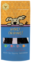 Honey I'm Home Natural Honey Coated Buffalo Liver Sticks Dog Treats, 4.76-oz (Size: 4.76-oz)