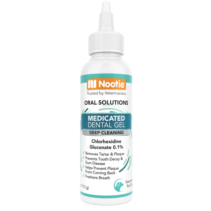 Nootie Medicated Antimicrobial Dental Gel for dogs
