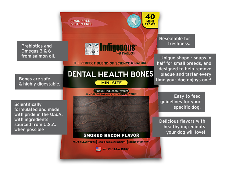Indigenous Dental Health Bone - Bacon Flavor