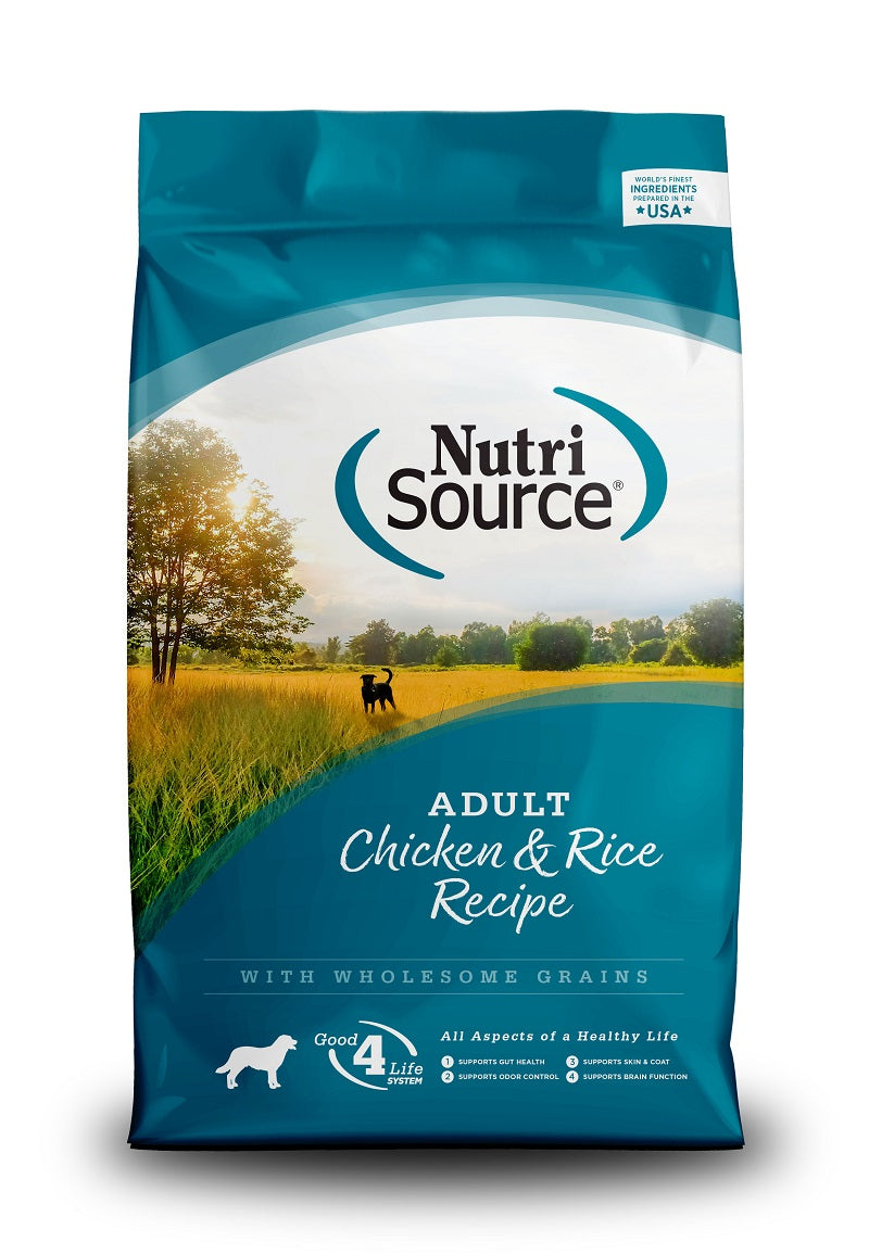 NutriSource Adult Chicken & Rice with Wholesome Grains Dry Dog Food