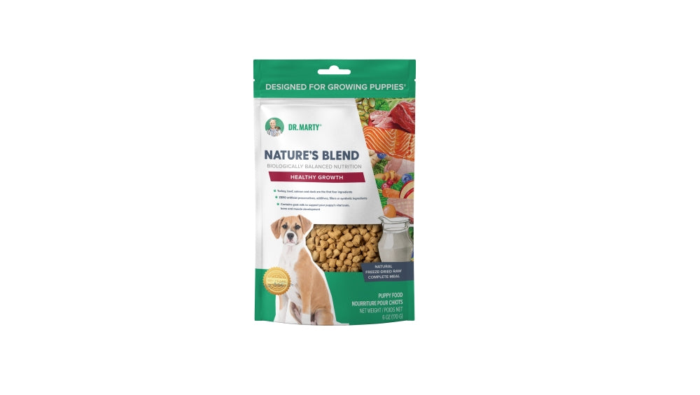 Dr. Marty Nature's Blend Healthy Growth Freeze-Dried Dog Food