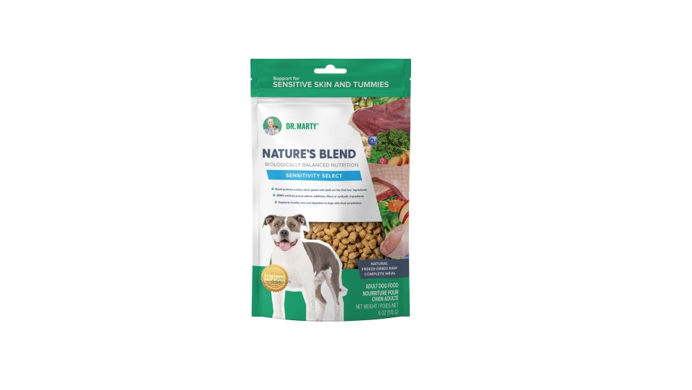 Dr. Marty Nature's Blend Sensitivity Select Freeze-Dried Dog Food