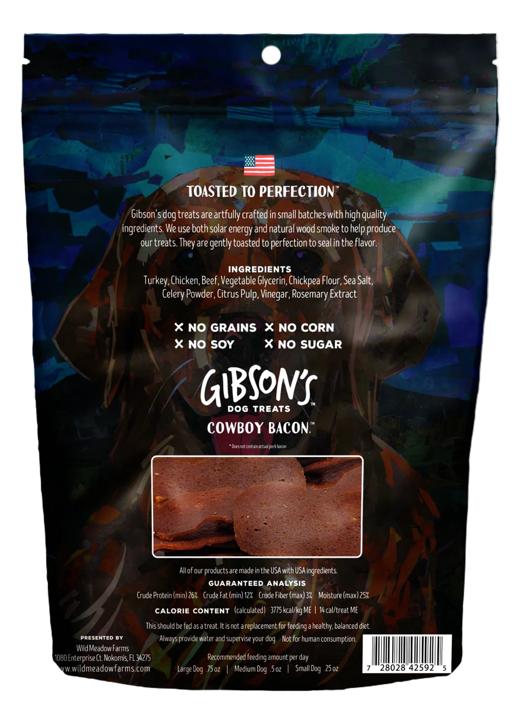 Gibson's Cowboy Bacon with Beef - Jerky Dog Treats