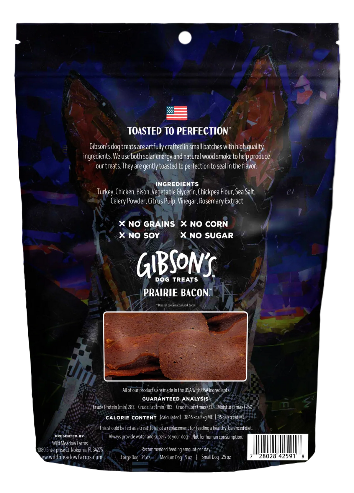 Gibson's Prairie Bacon - Jerky Dog Treat