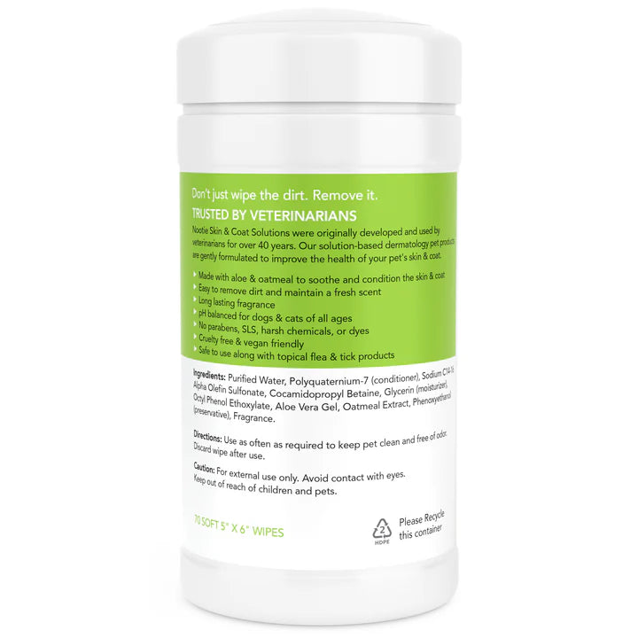Nootie Waterless Shampoo Wipes Cucumber Mellon
