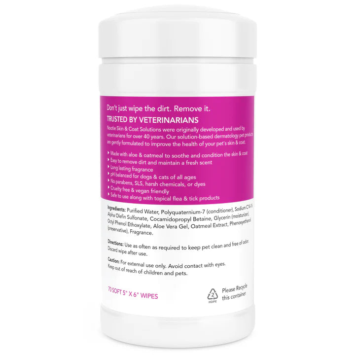 Nootie Waterless Shampoo Wipes Japanese Cherry Blossom