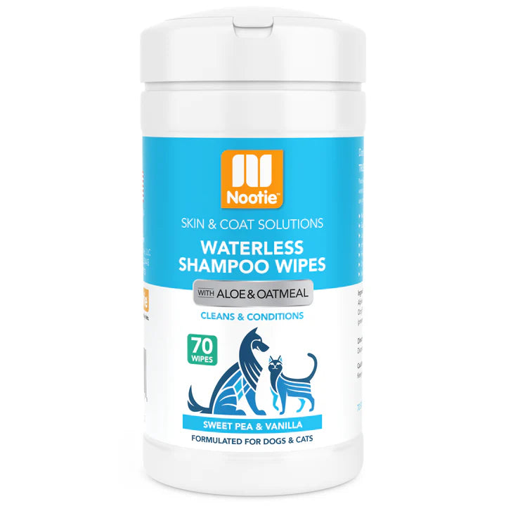 Nootie Waterless Shampoo Wipes Sweet Pea & Vanilla