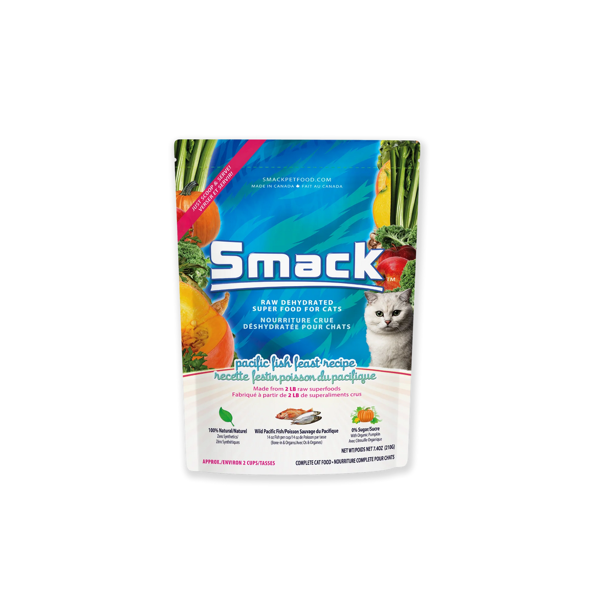 Smack Pacific Fish Feast for Cats 210g