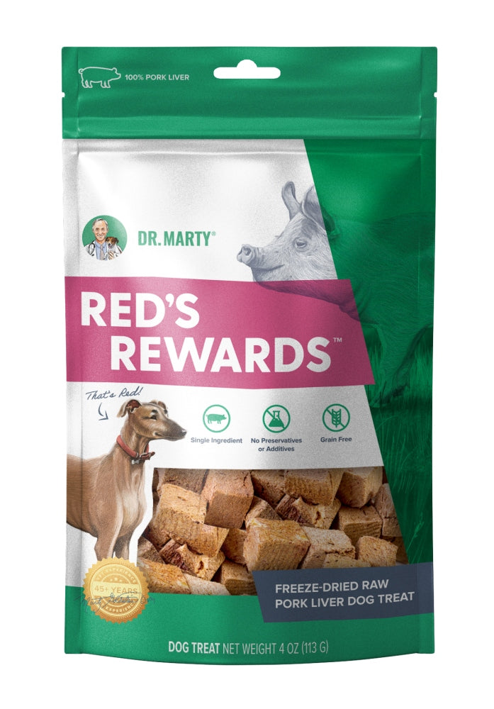 Dr. Marty Red's Reward Pork Liver Freeze-Dried Dog Treats