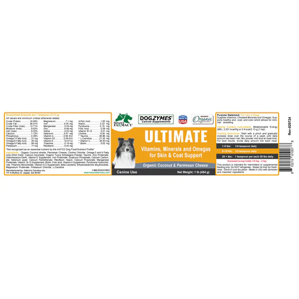 DogZymes Ultimate Vitamins Minerals Omega