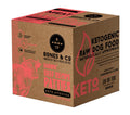 Bones & Co Meat Cube Barkin' Beef Recipe Patties Frozen Dog Food, 18-lb (Size: 18-lb)