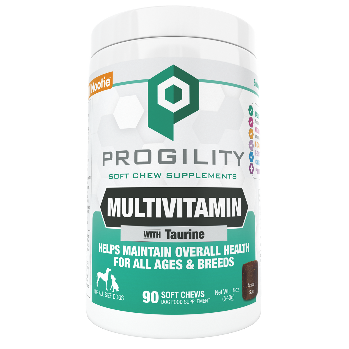 Nootie Progility Multivitamin Soft Chew Supplement 90 ct