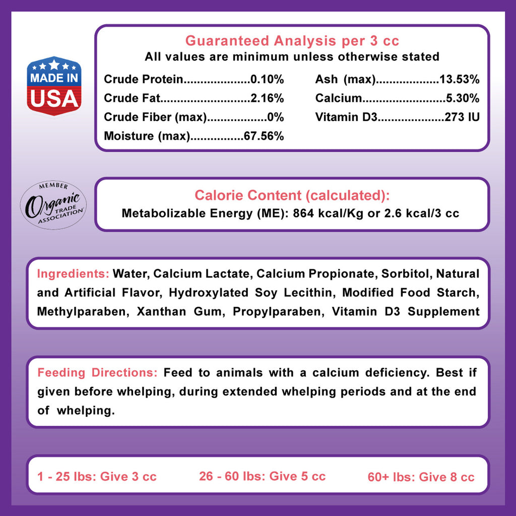 DOGZYMES Whelping Calcium Paste 30gm/cc