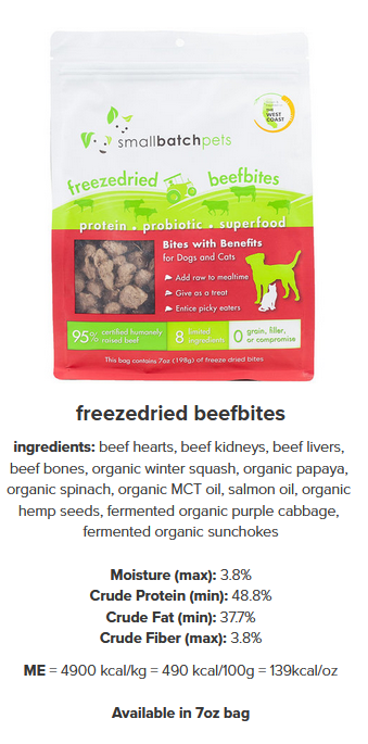 SmallBatch Freezedried Bites