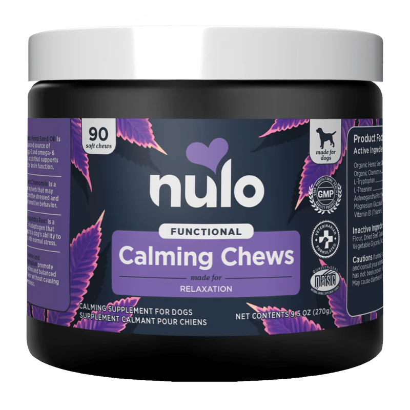 Nulo Calming Organic  Soft Chew Supplements For Dogs