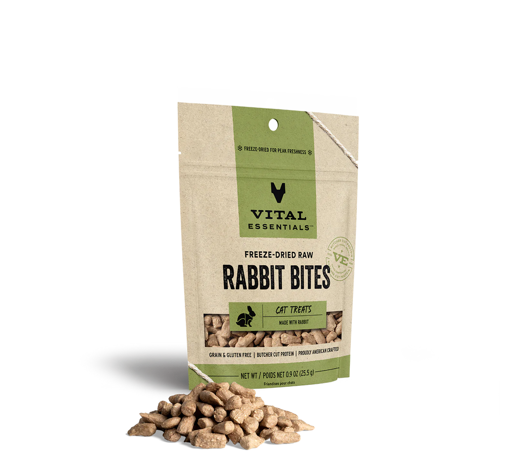 Vital Essentials Freeze-Dried Raw Rabbit Bites Treats