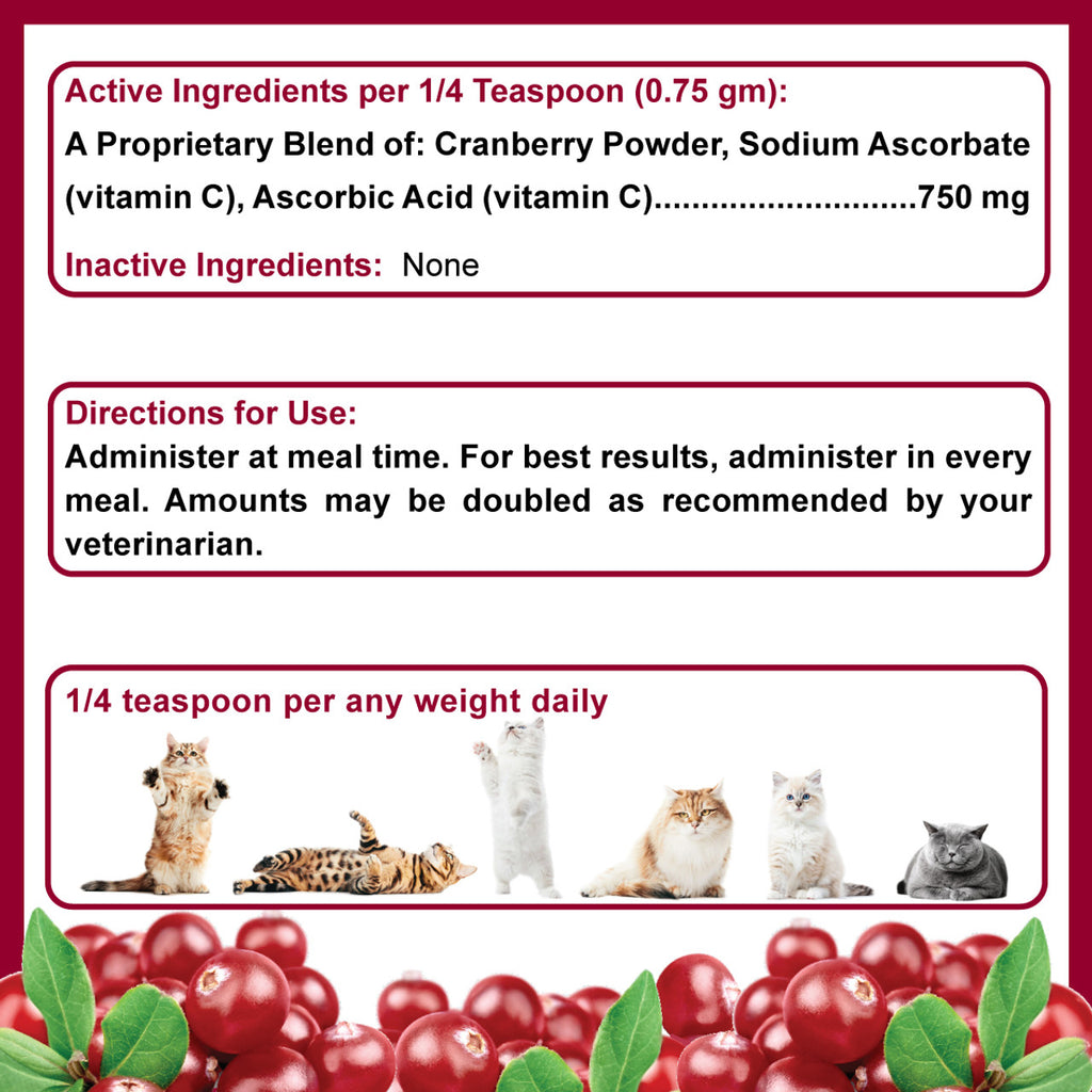 Nature's Farmacy Catzymes Cran-Tri-C 3oz Cranberry And Vitamin C Blend