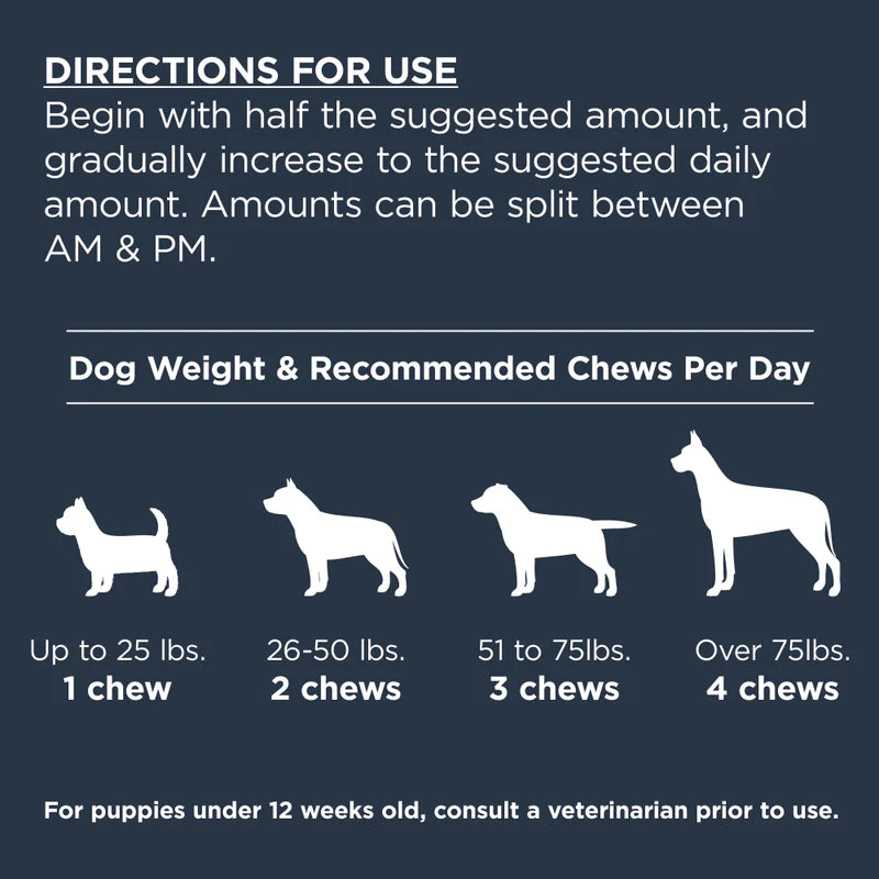 Nulo Immune + Seasonal Allergy Support Soft Chew Supplements For Dogs