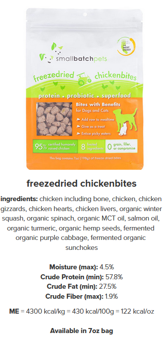 SmallBatch Freezedried Bites