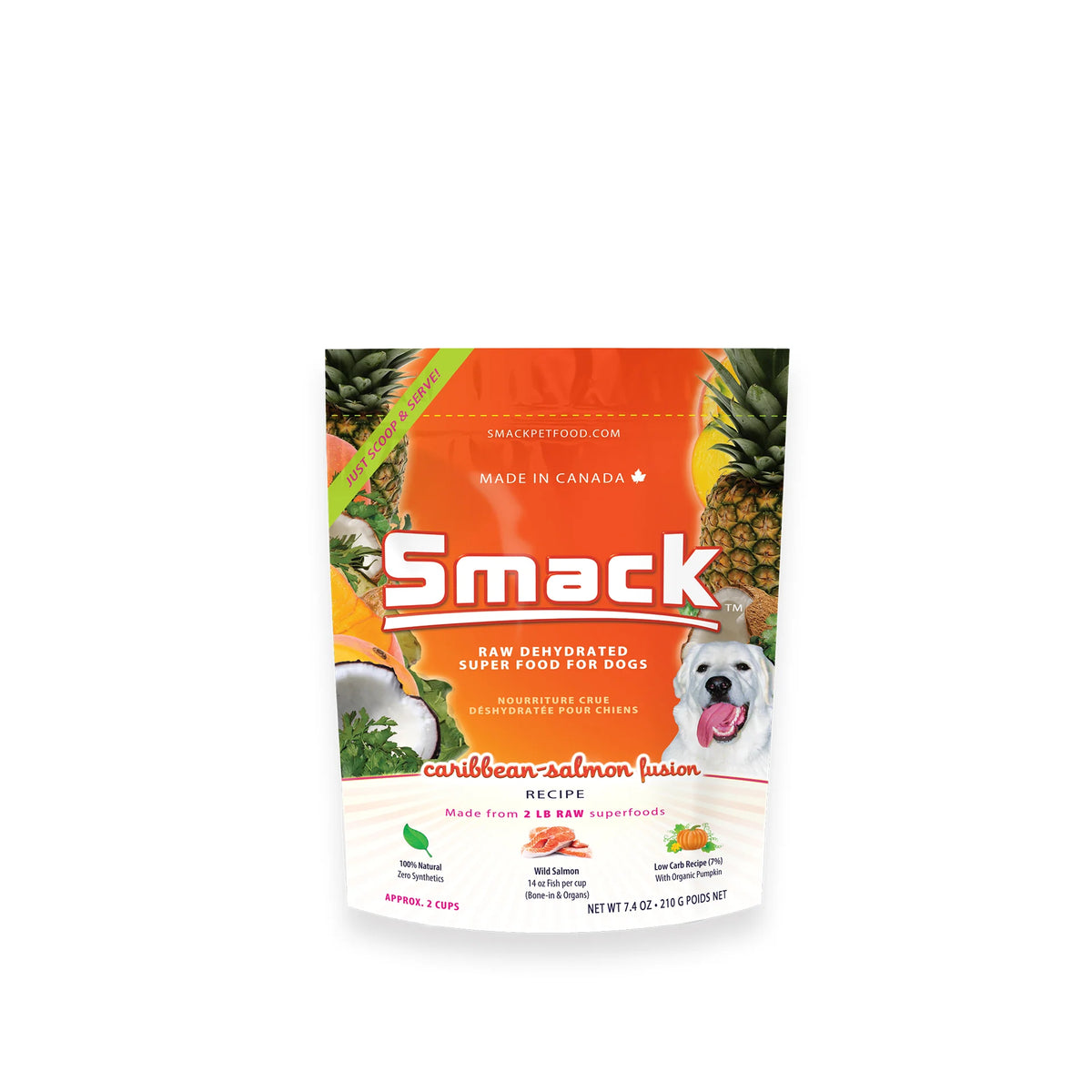 Smack Caribbean-Salmon Fusion for Dogs 210g