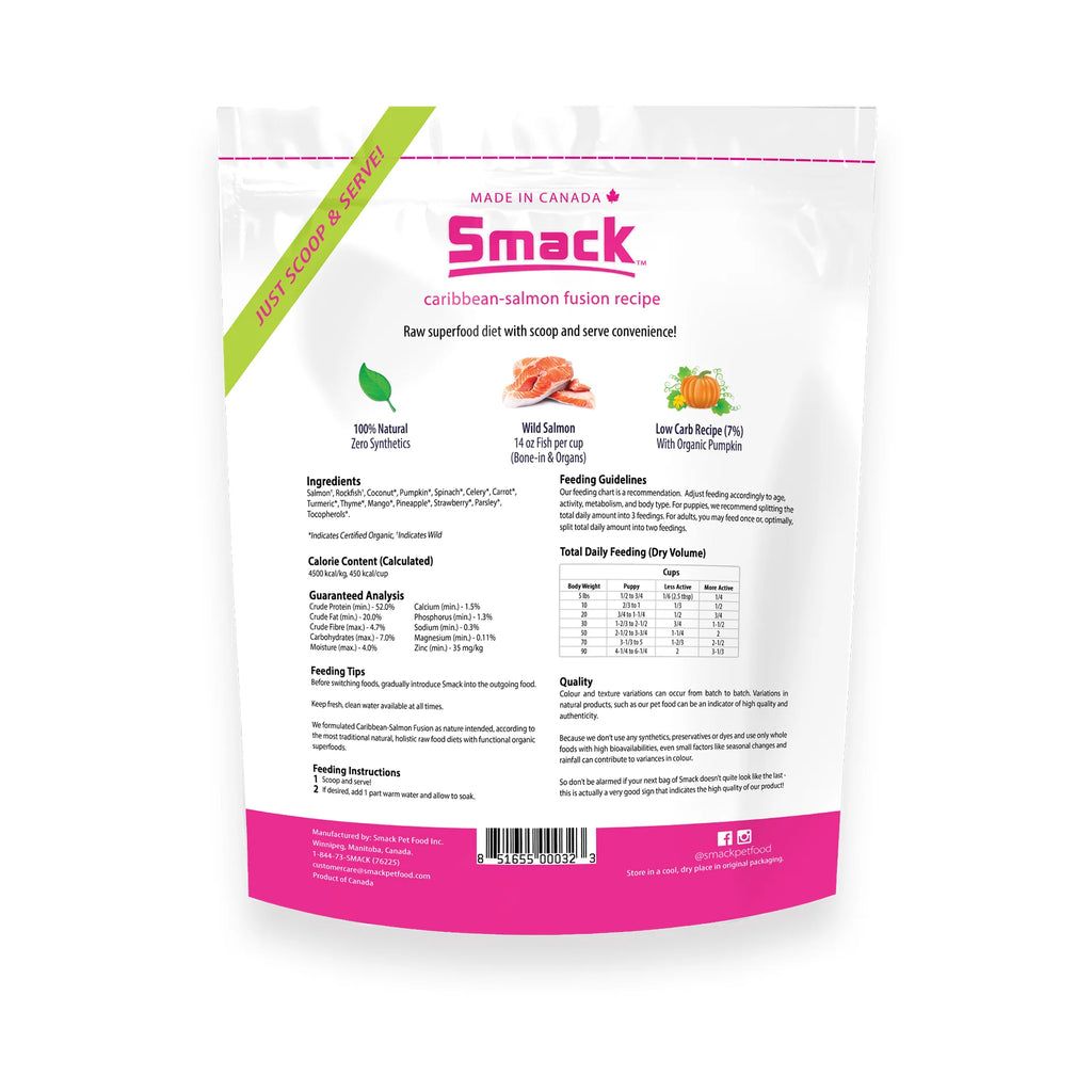 Smack Caribbean-Salmon Fusion for Dogs 210g