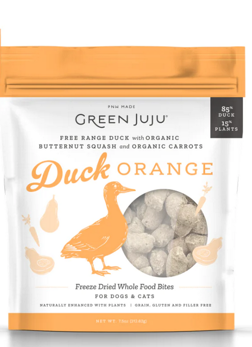Green Juju FD Duck Orange Whole Food Bites 7.5oz