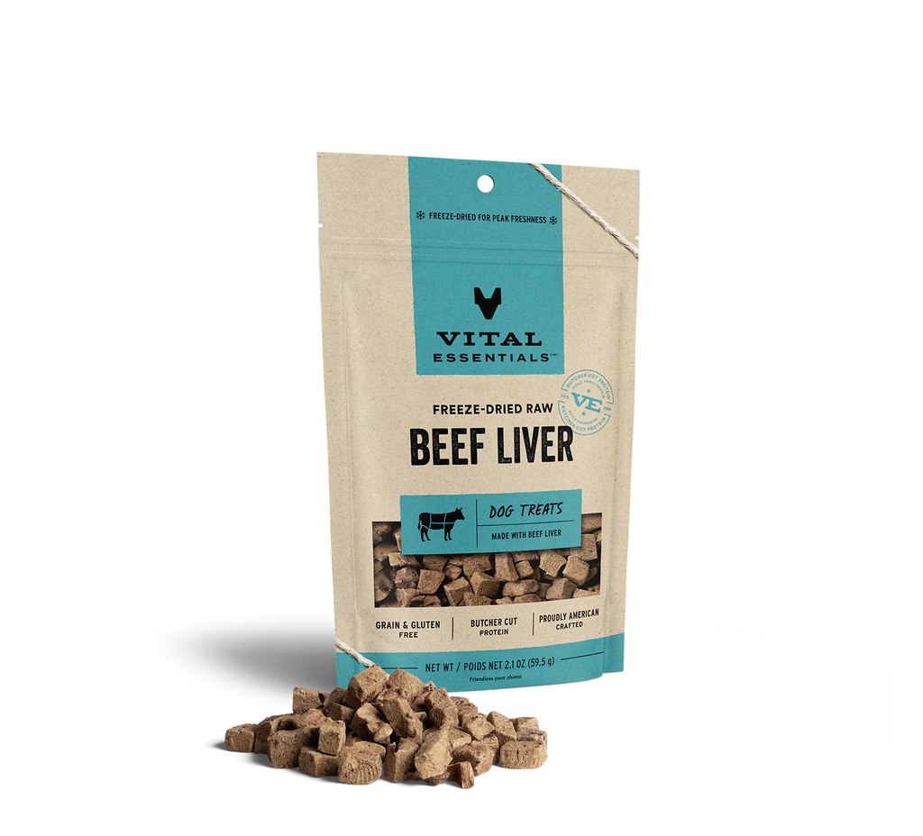Vital Essentials Freeze-Dried Raw Beef Liver Treats 2.1oz