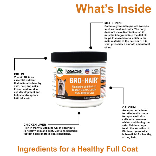 DogZymes Gro Hair 10oz