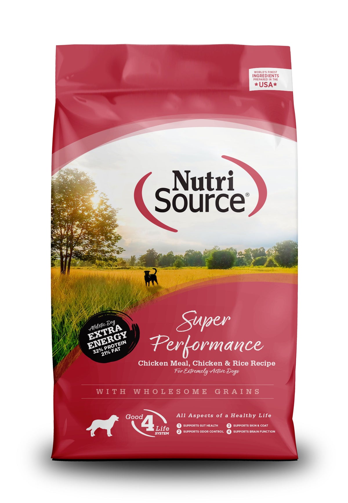 NutriSource Super Performance Chicken and Rice Dry Dog Food, 40-lb (Size: 40-lb)