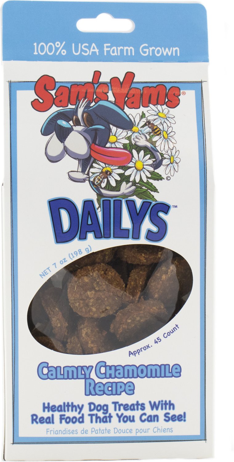 Sam's Yams Daily's Calmly Chamomile Recipe Dog Treats, 7-oz box